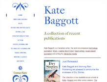 Tablet Screenshot of katebaggott.com